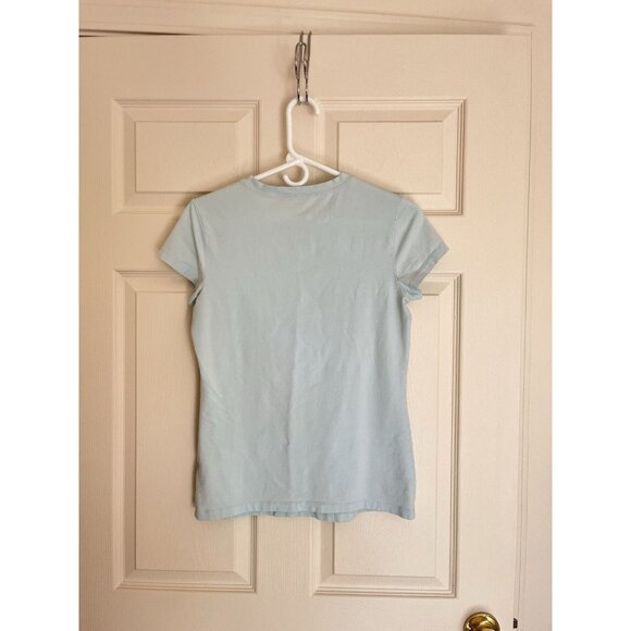 Banana Republic M Light Blue T Shirt Short Sleeve - Picture 2 of 5